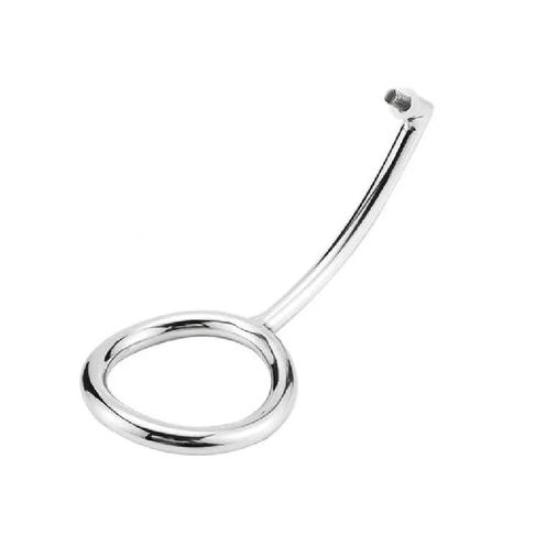 Anal Hooks Cock Steel Anal DiscreetChoice Hook with Ring Stainless 4663 Set 0306